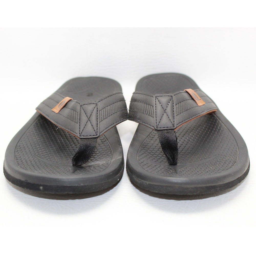 High Tide Mens Flip Flop Sandals Black LJ-0124-12 Size 12